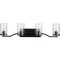 Progress Lighting Lassiter Collection Black Four-Light Bath P300259-031 - alternate 1